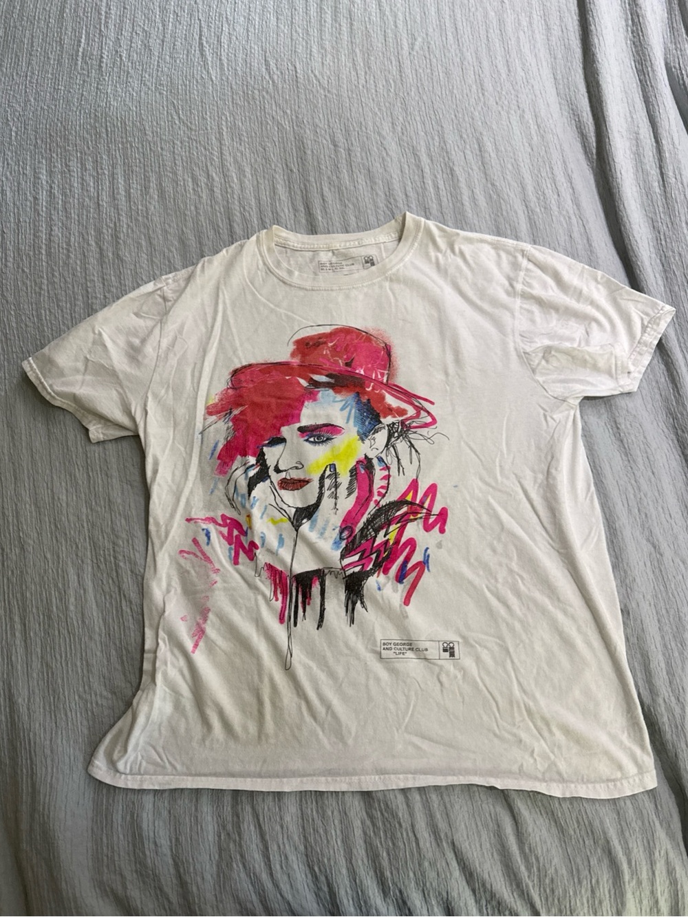 Boy George And Culture Club “Life” Colorful Graphic 2018 T Shirt Size L Unisex
